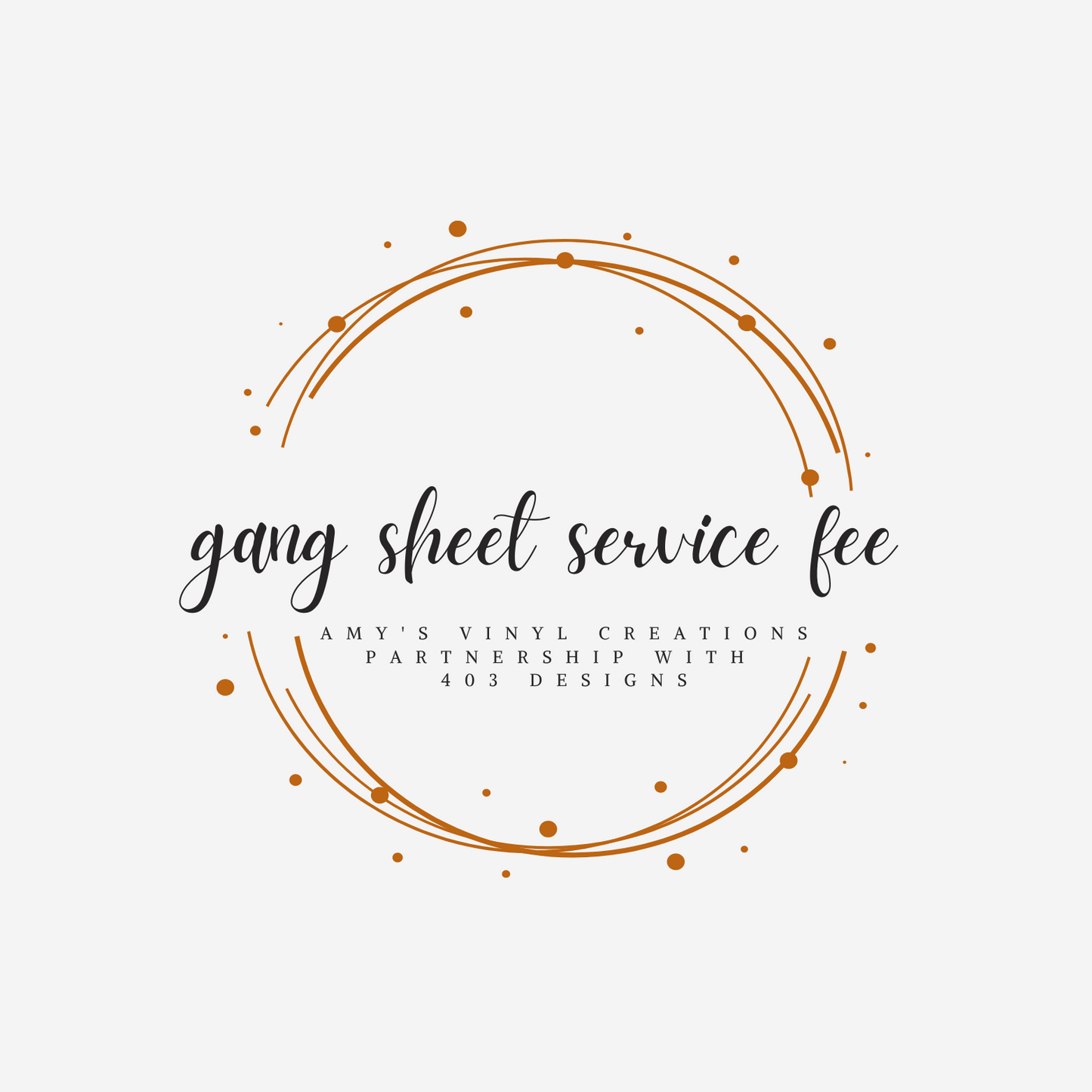 Gang Sheet Service - FIRST SHEET